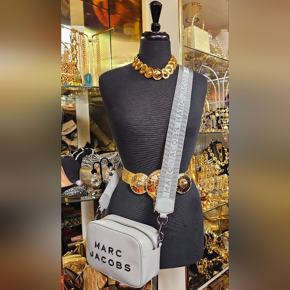 Marc Jacobs White and Black Crossbody Bag